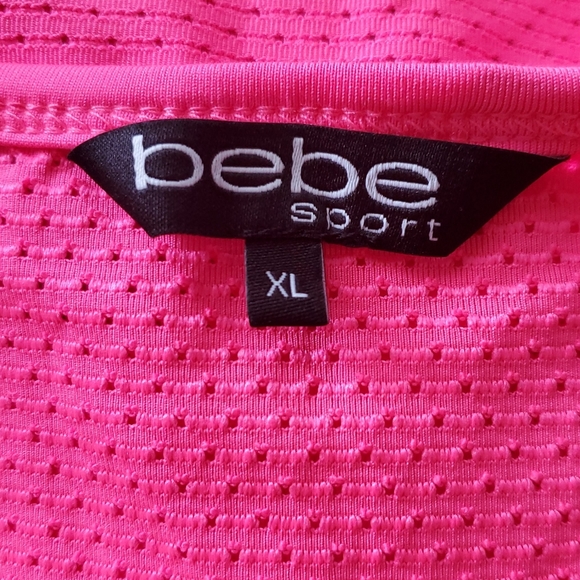 Bebe Sport Hot Pink Lightweight Tanktop NWT - Picture 4 of 4